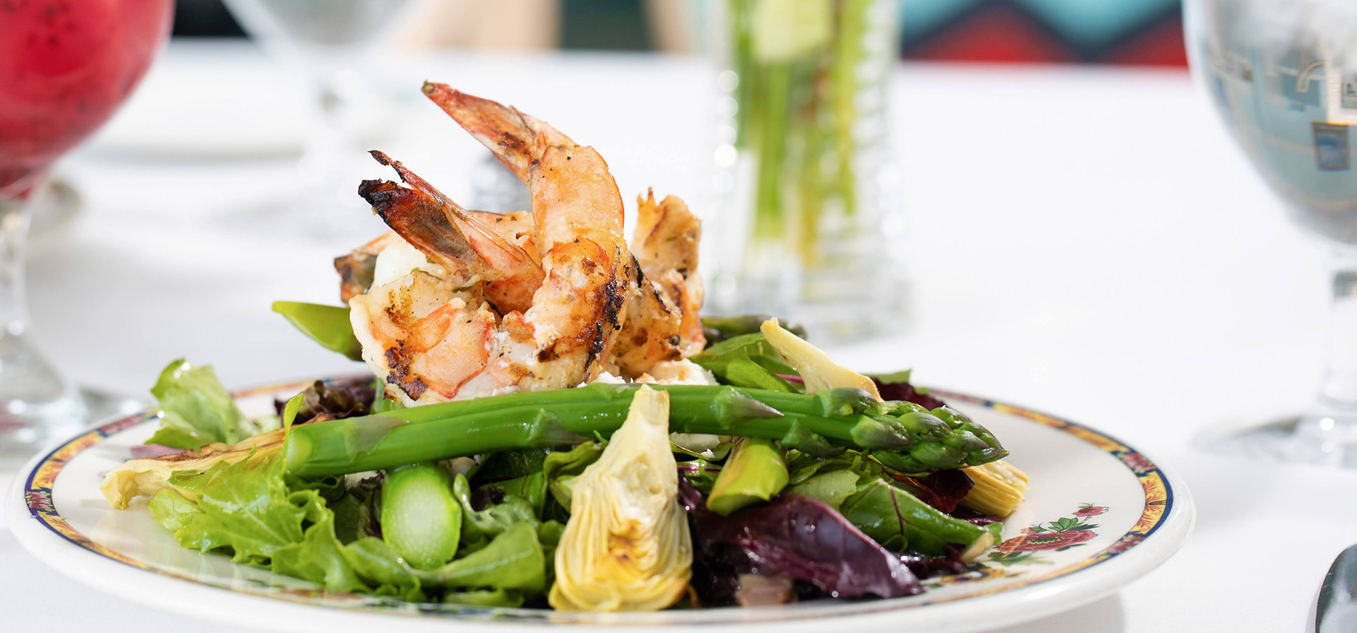 Plated locally-sourced dish